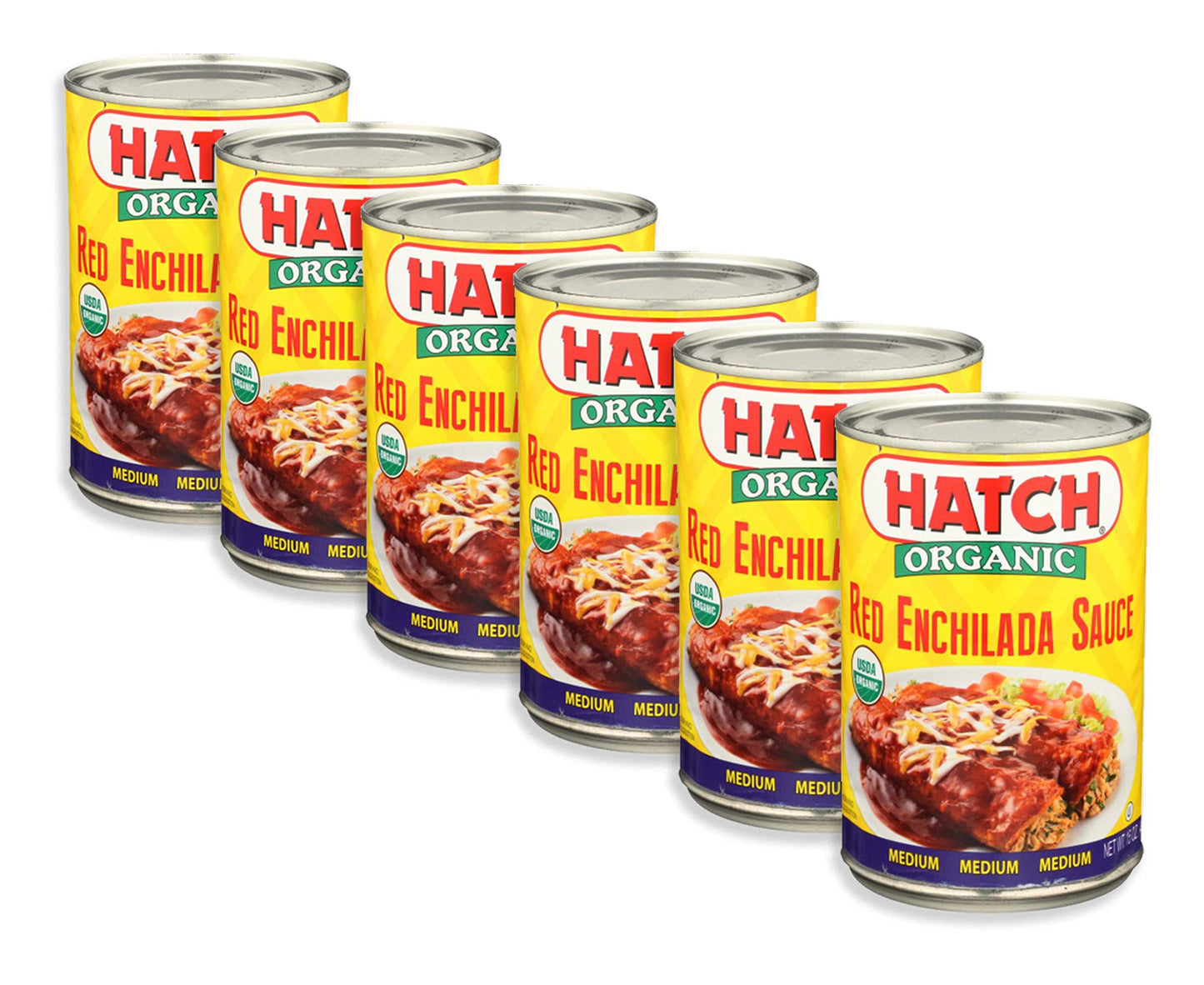 Product image of Hatch Farms Red Enchilada Sauce Medium 15 oz 15 oz Pack of 6