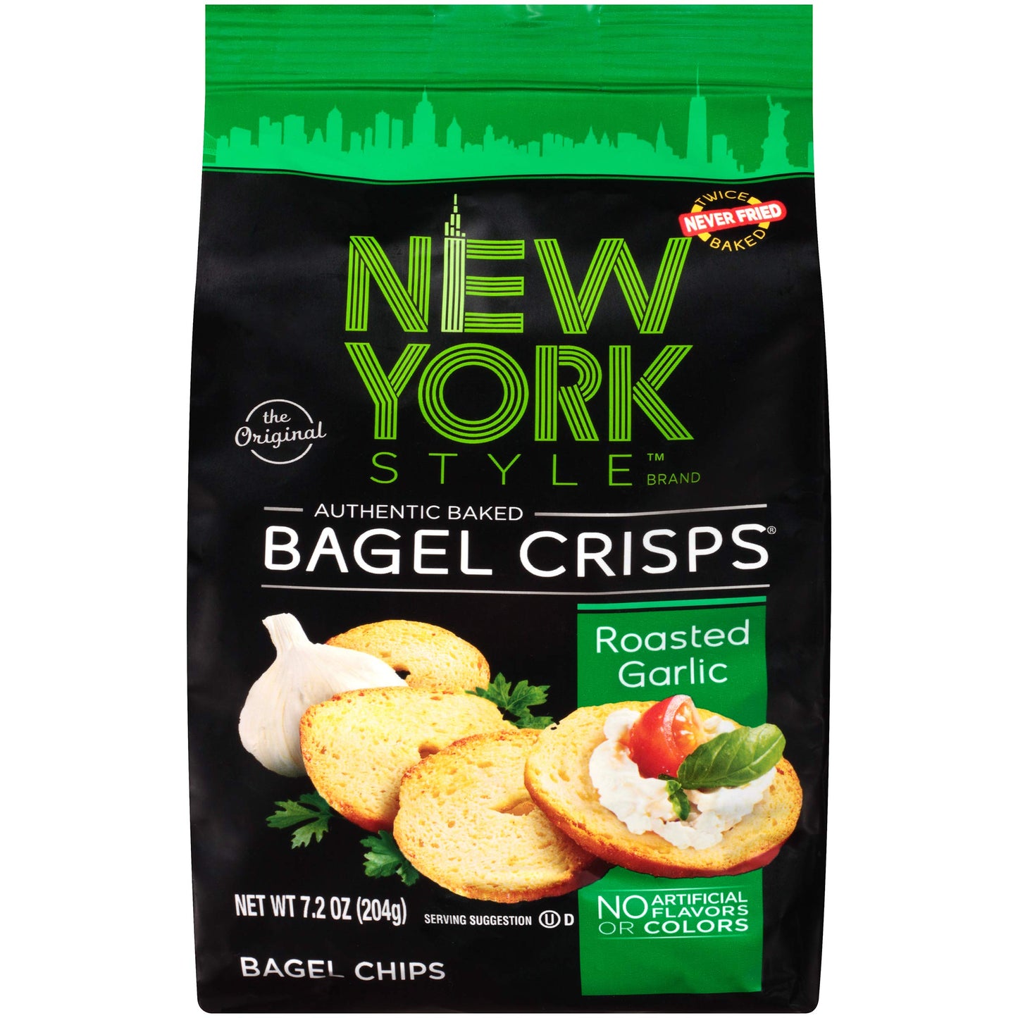 Product image of New York Style Bagel Crisps Roasted Garlic 7.2 oz 7.2 oz