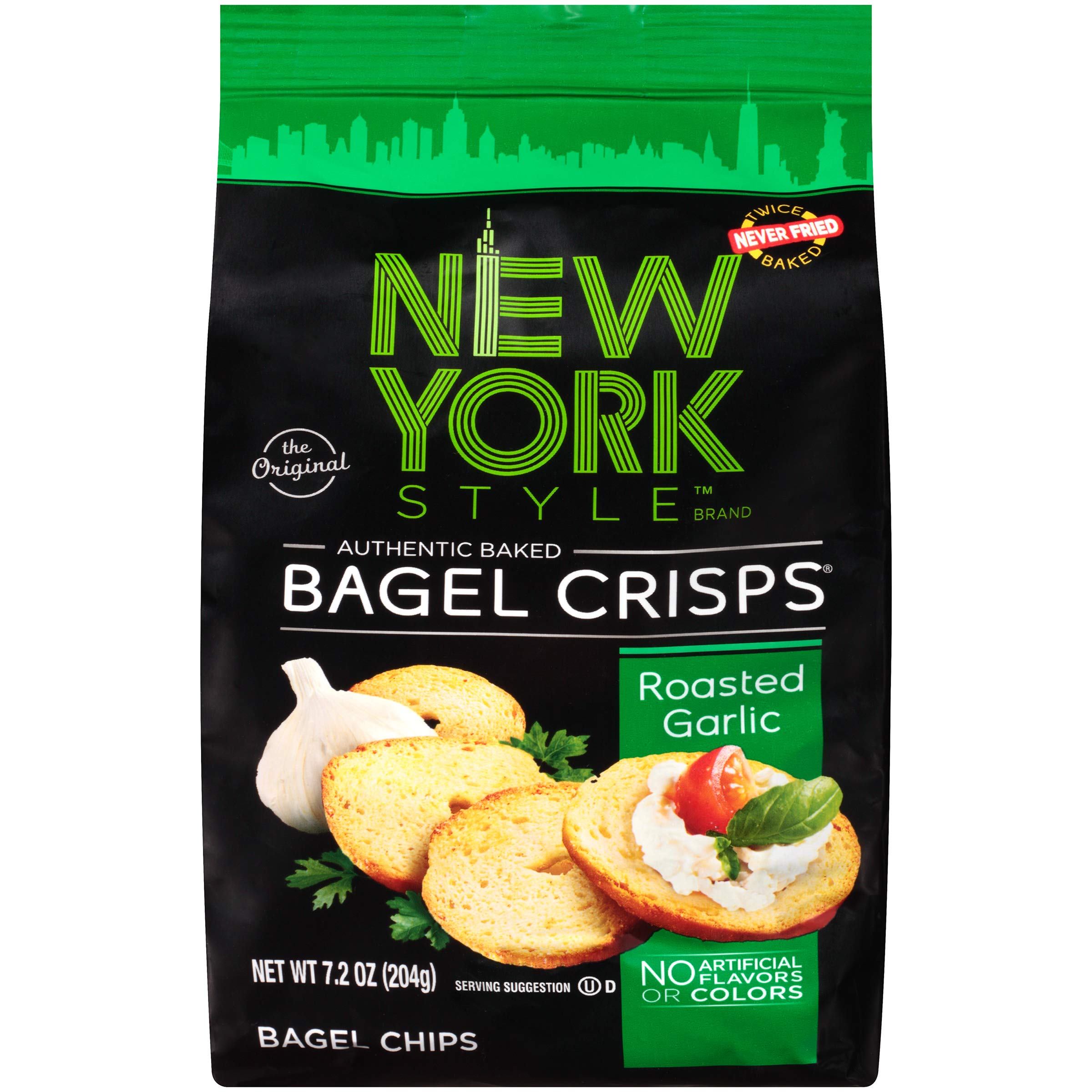 Product image of New York Style Bagel Crisps Roasted Garlic 7.2 oz 7.2 oz