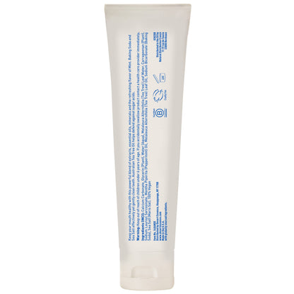 Product image of Desert Essence Tea Tree Oil Toothpaste Mint Deep Cleans Teeth and Gums Helps Fight Plaque Sea Salt Pure