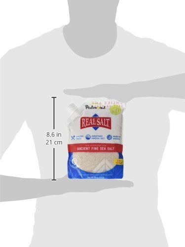 Product image of REDMOND Real Salt Ancient Fine Sea Salt Unrefined Mineral Salt Pouch 26 oz 26 oz Pack of 6