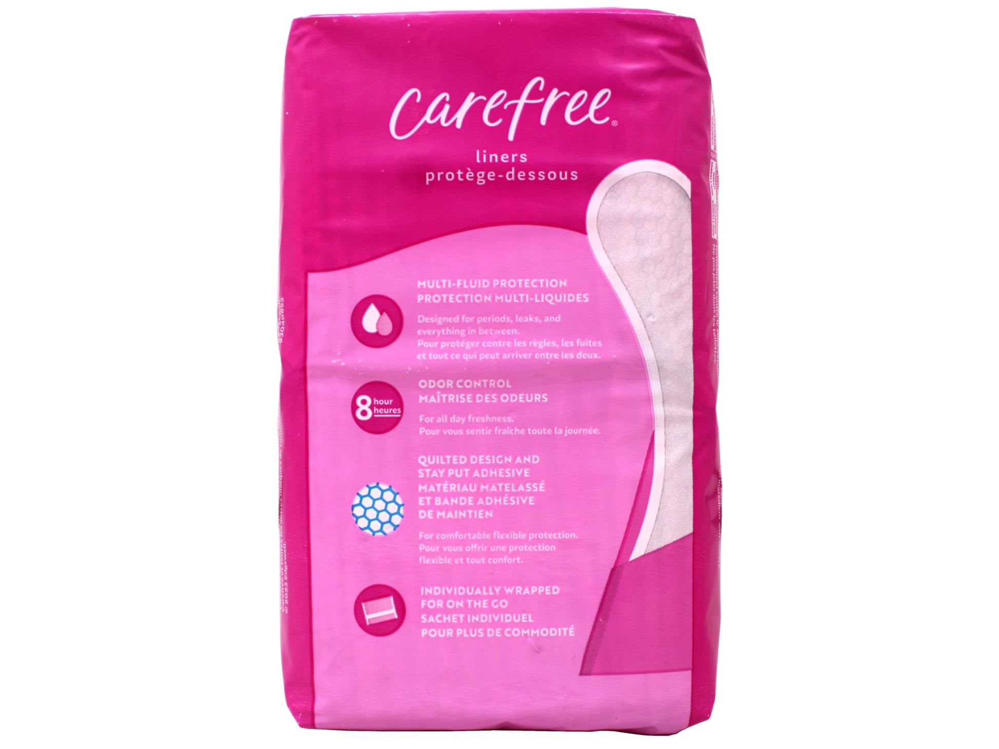 Product image of Carefree Extra Long Panty Liners Unscented Multi-Fluid Protection 36 ct Pack of 5