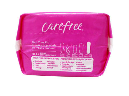 Product image of Carefree Extra Long Panty Liners Unscented Multi-Fluid Protection 36 ct Pack of 5