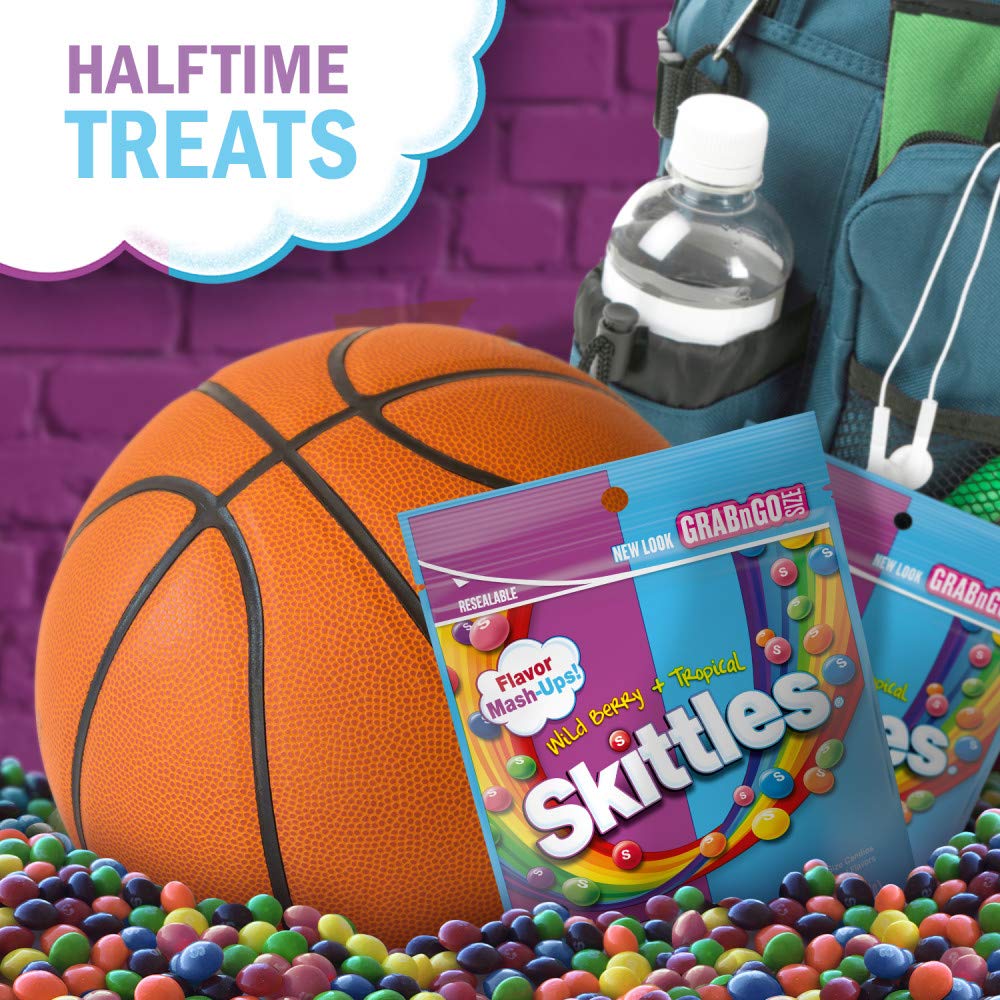 Product image of Skittles Mash-Ups Wild Berry and Tropical Candy 9 oz Bag 9 oz