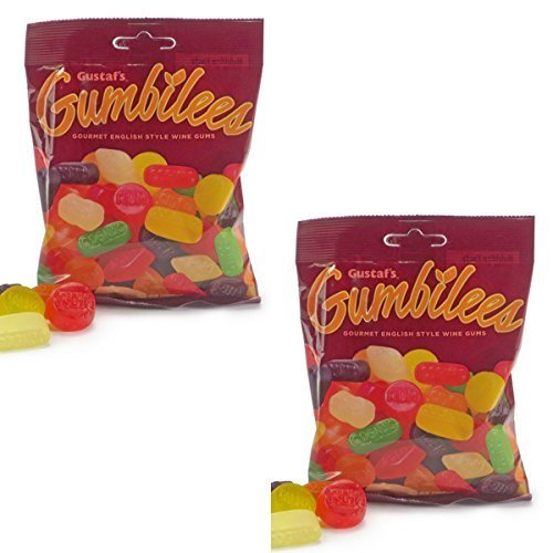 Product image of Gustaf's Gumbilees English Style Wine Gums Gummi Fruit Candies Total Two Pack 10.4 oz 10.4 oz