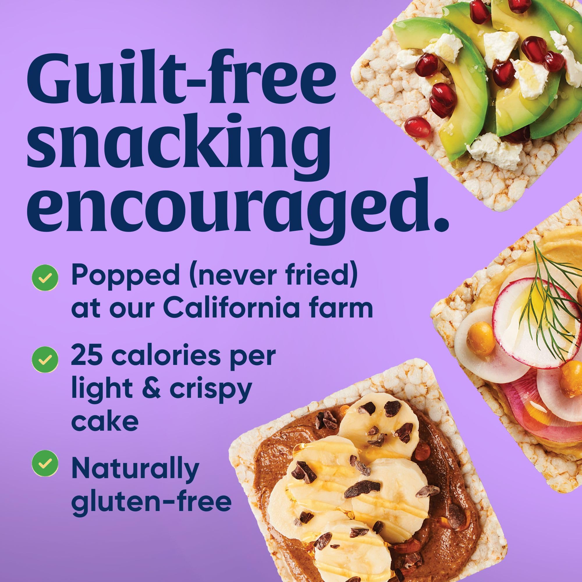 Product image of Lundberg Organic Thin Stackers Salt-Free Gluten-Free Vegan Kosher USDA Certified Organic Non-GMO Verified