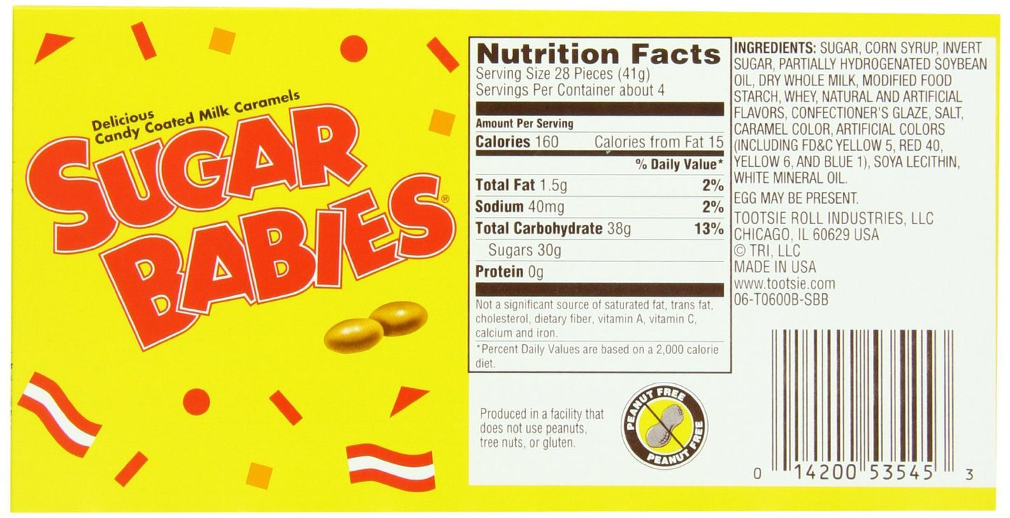 Product image of Sugar Babies Delicious Candy Coated Milk Caramels 6 oz 6 oz Pack of 3