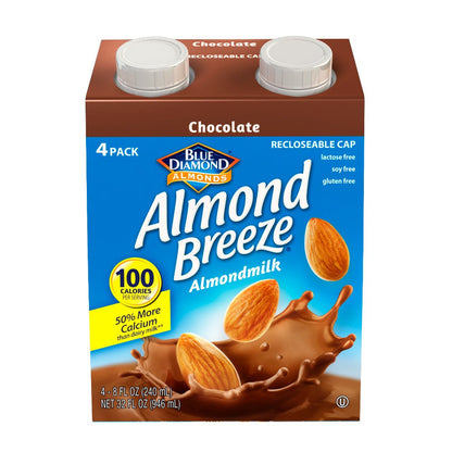 Product image of Almond Breeze Dairy Free Almondmilk Chocolate 8 fl oz 8 fl oz Pack of 4