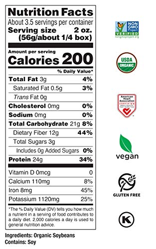 Product image of SEAPOINT FARMS Organic Edamame Spaghetti Healthy Gluten-Free Noodles Pack of 12