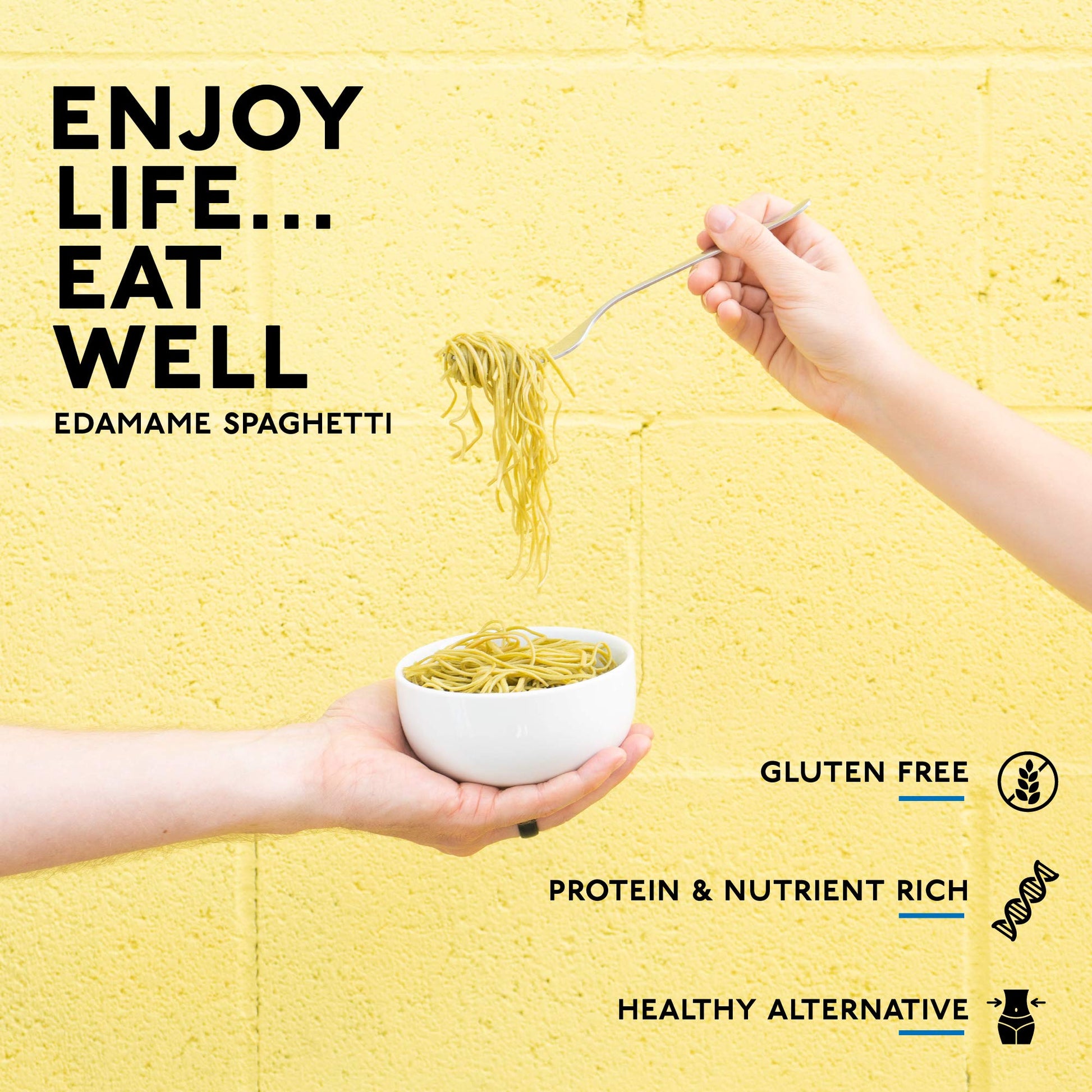 Product image of SEAPOINT FARMS Organic Edamame Spaghetti Healthy Gluten-Free Noodles Pack of 12