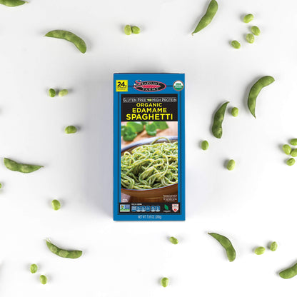 Product image of SEAPOINT FARMS Organic Edamame Spaghetti Healthy Gluten-Free Noodles Pack of 12