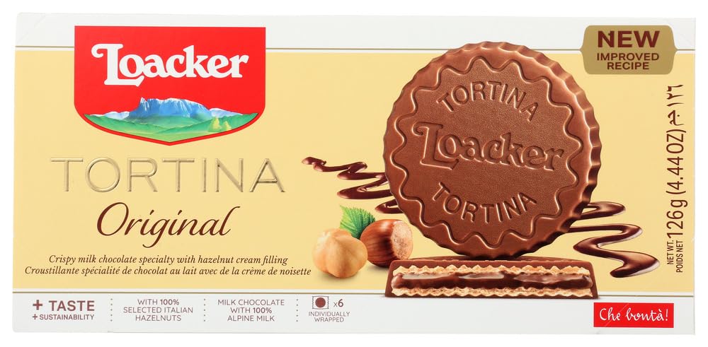 Product image of Loacker Tortina Original Chocolate Wafer Cookies 4.4 oz 4.4 oz