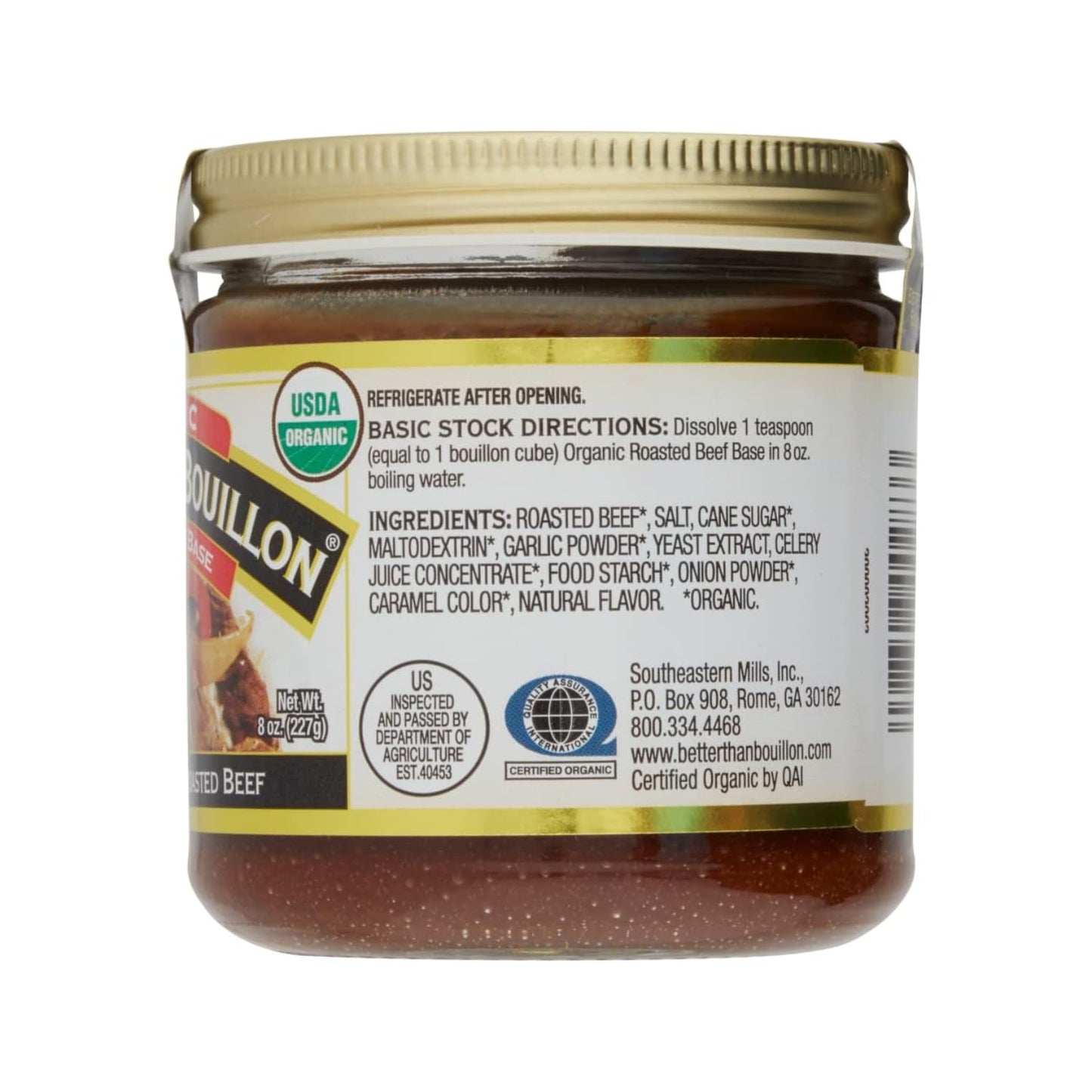 Product image of Better Than Bouillon Organic Roasted Beef Base Made Seasoned Roasted Beef USDA Organic Blendable Base for