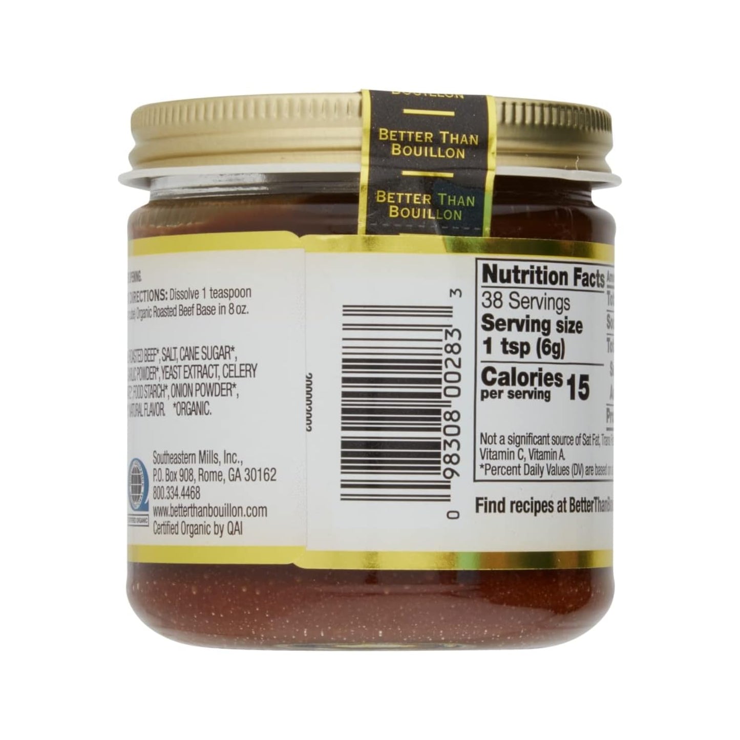 Product image of Better Than Bouillon Organic Roasted Beef Base Made Seasoned Roasted Beef USDA Organic Blendable Base for