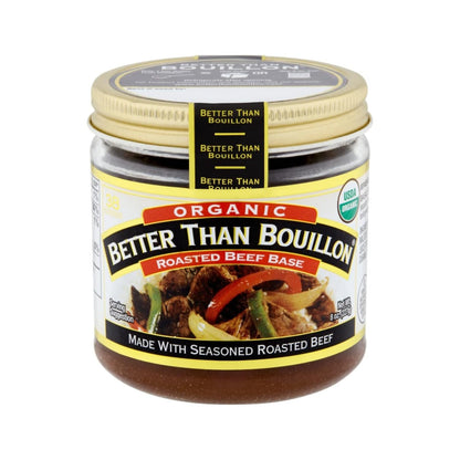 Product image of Better Than Bouillon Organic Roasted Beef Base Made Seasoned Roasted Beef USDA Organic Blendable Base for