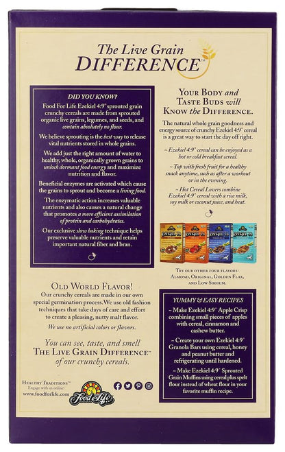 Product image of Food For Life Ezekiel 4:9 Sprouted Whole Grain Cereal Cinnamon Raisin 16 oz 16 oz