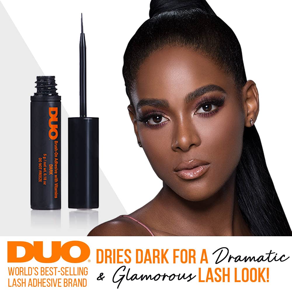 Product image of DUO Brush-On Strip Lash Adhesive Dark Tone 0.18 oz 0.18 oz Pack of 2