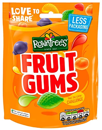 Product image of Rowntree's Fruit Gums Sweets Sharing Pouch 5.29 oz 5.29 oz