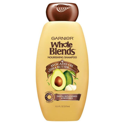 Product image of Garnier Whole Blends Nourishing Shampoo Avocado Oil and Shea Butter Extracts 12.5 oz 12.5 oz Pack of 2