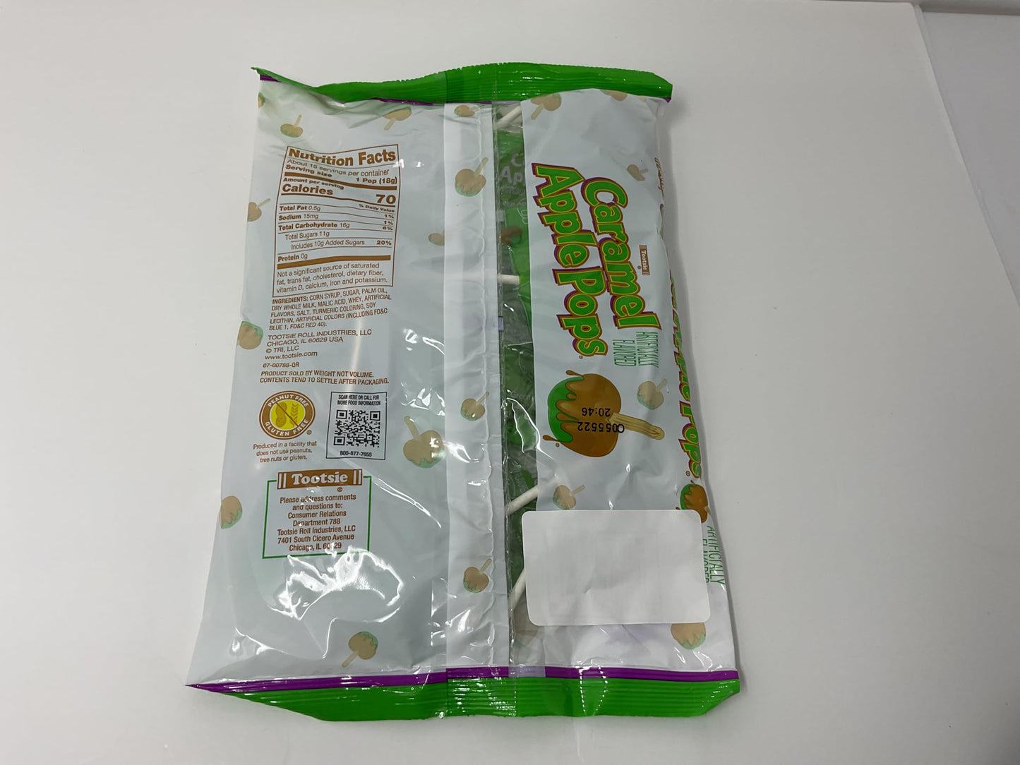 Product image of Tootsie Roll Caramel Apple Pops Green 9.4 oz Bag 9.4 oz