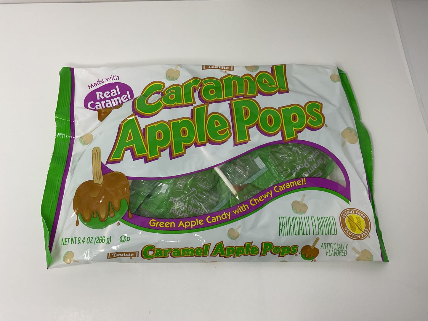 Product image of Tootsie Roll Caramel Apple Pops Green 9.4 oz Bag 9.4 oz