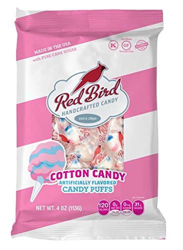 Product image of Red Bird Cotton Candy Flavored Candy Mints Individually Wrapped Unique Candy 4 oz 4 oz Pack of 2