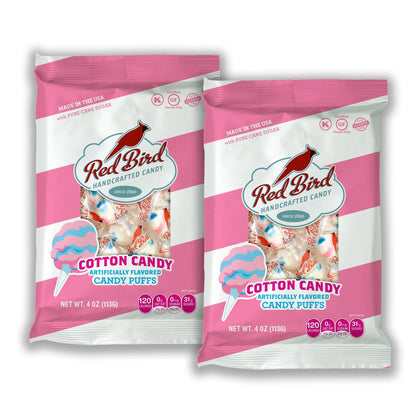 Product image of Red Bird Cotton Candy Flavored Candy Mints Individually Wrapped Unique Candy 4 oz 4 oz Pack of 2