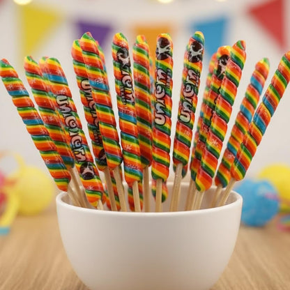 Product image of Adams and Brooks Mini Unicorn Pops Candy 24 ct Tub 24 Count