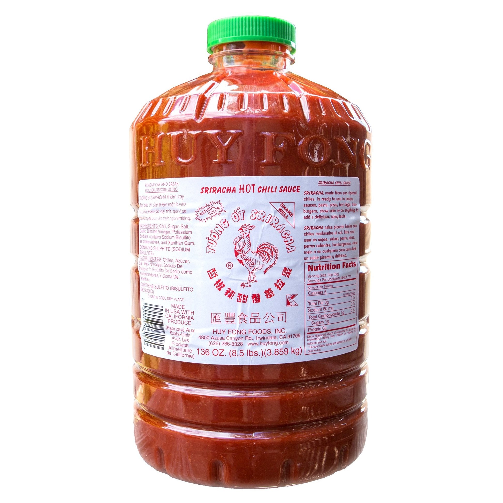 Product image of Huy Fong Sriracha Chili Sauce 8.5 lb