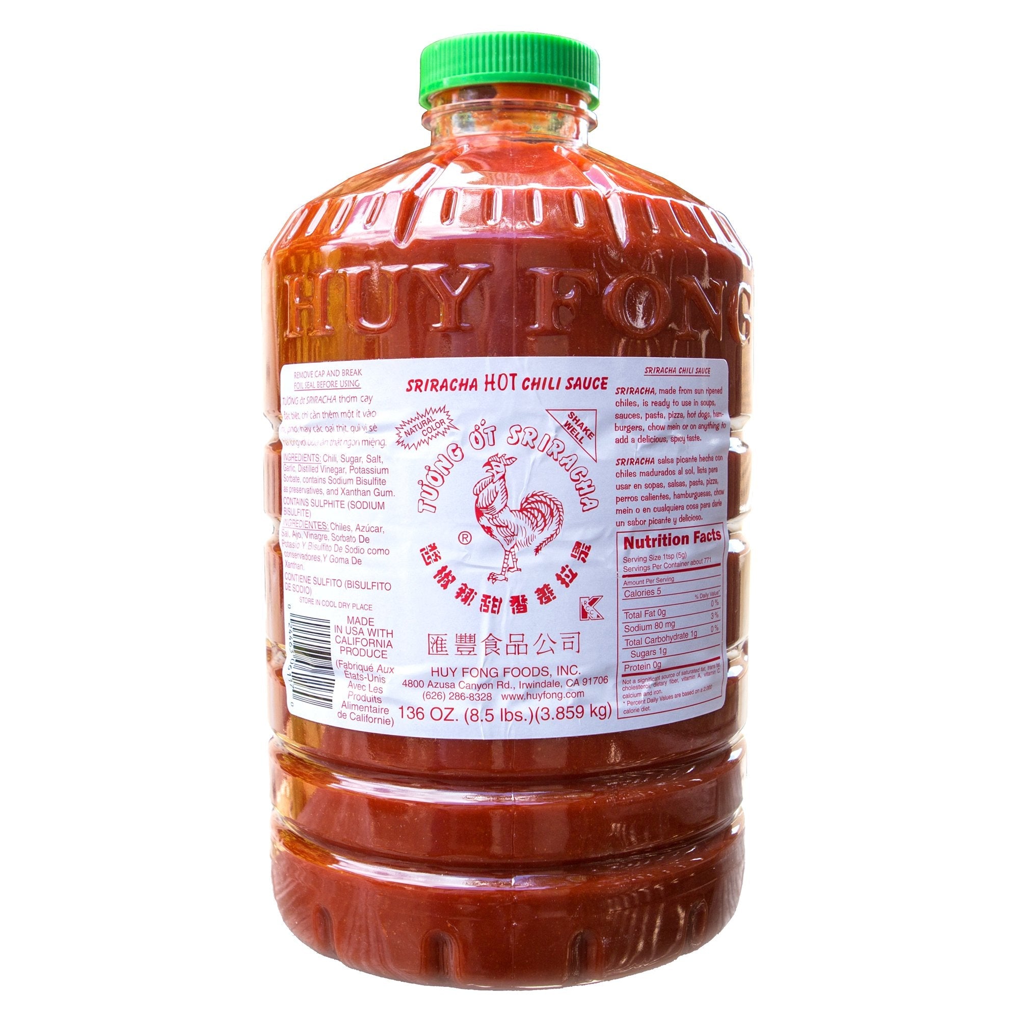 Product image of Huy Fong Sriracha Chili Sauce 8.5 lb