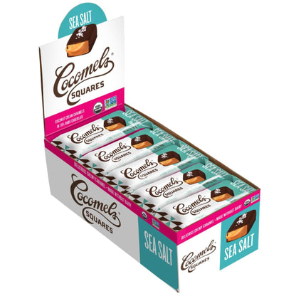 Product image of Cocomels Chocolate-covered Coconut Milk Caramels Sea Salt Organic Dairy-Free 1 oz 1 oz Pack of 15
