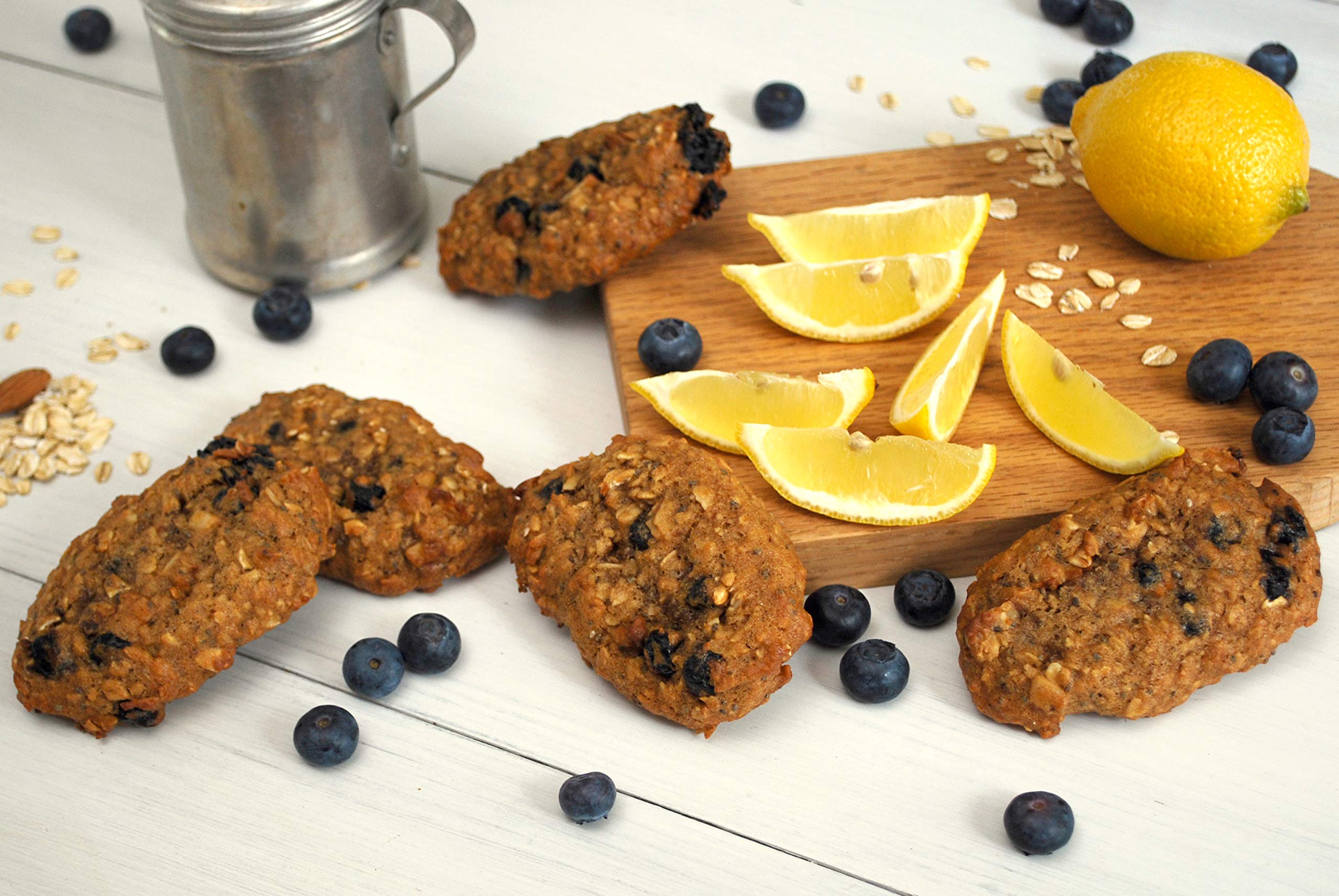 Product image of Pamela's Products Whenever Bars Soft and Chewy Oat Bars Blueberry Lemon Gluten Free Kosher 5 ct 7.05 oz 7.05