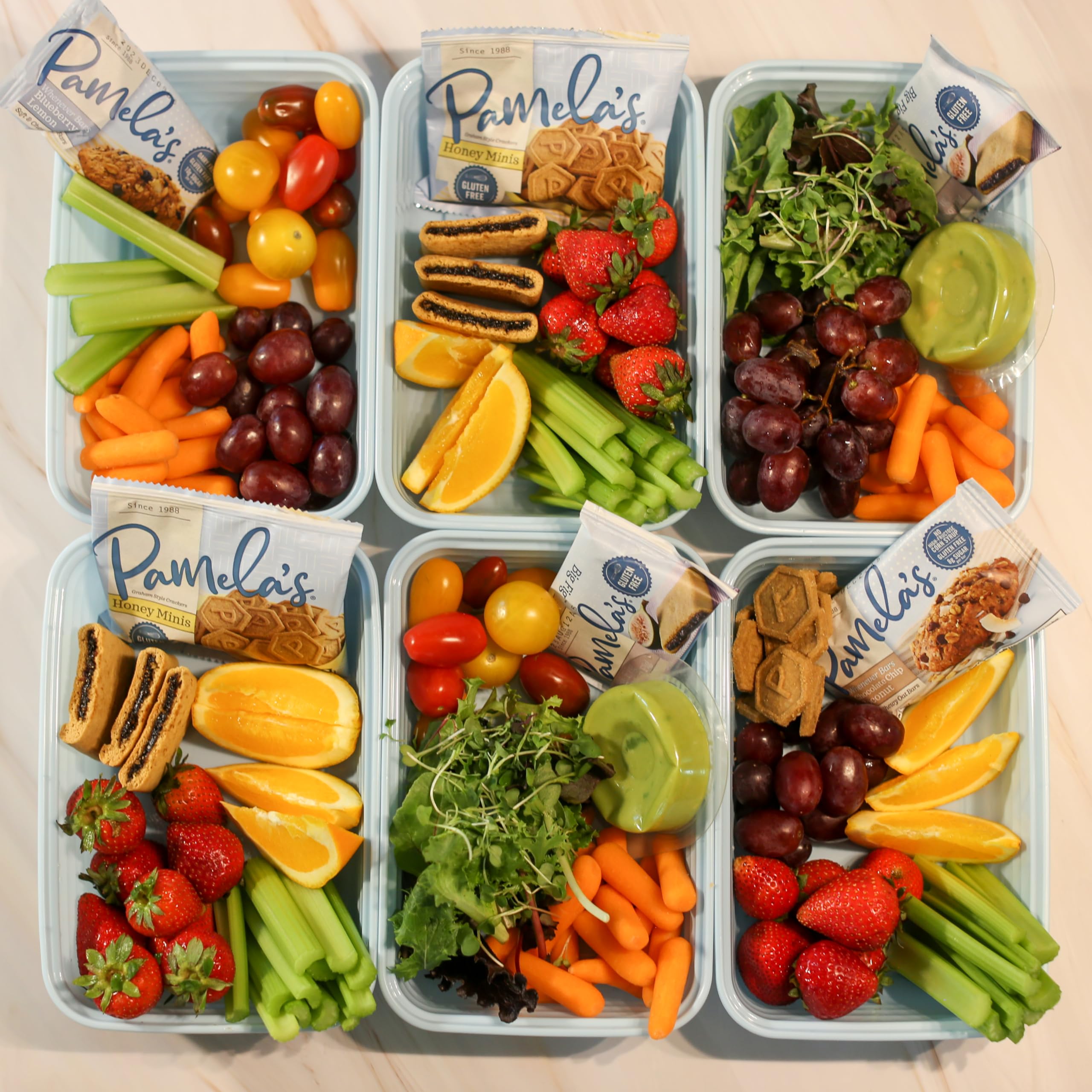 Product image of Pamela's Products Whenever Bars Soft and Chewy Oat Bars Blueberry Lemon Gluten Free Kosher 5 ct 7.05 oz 7.05