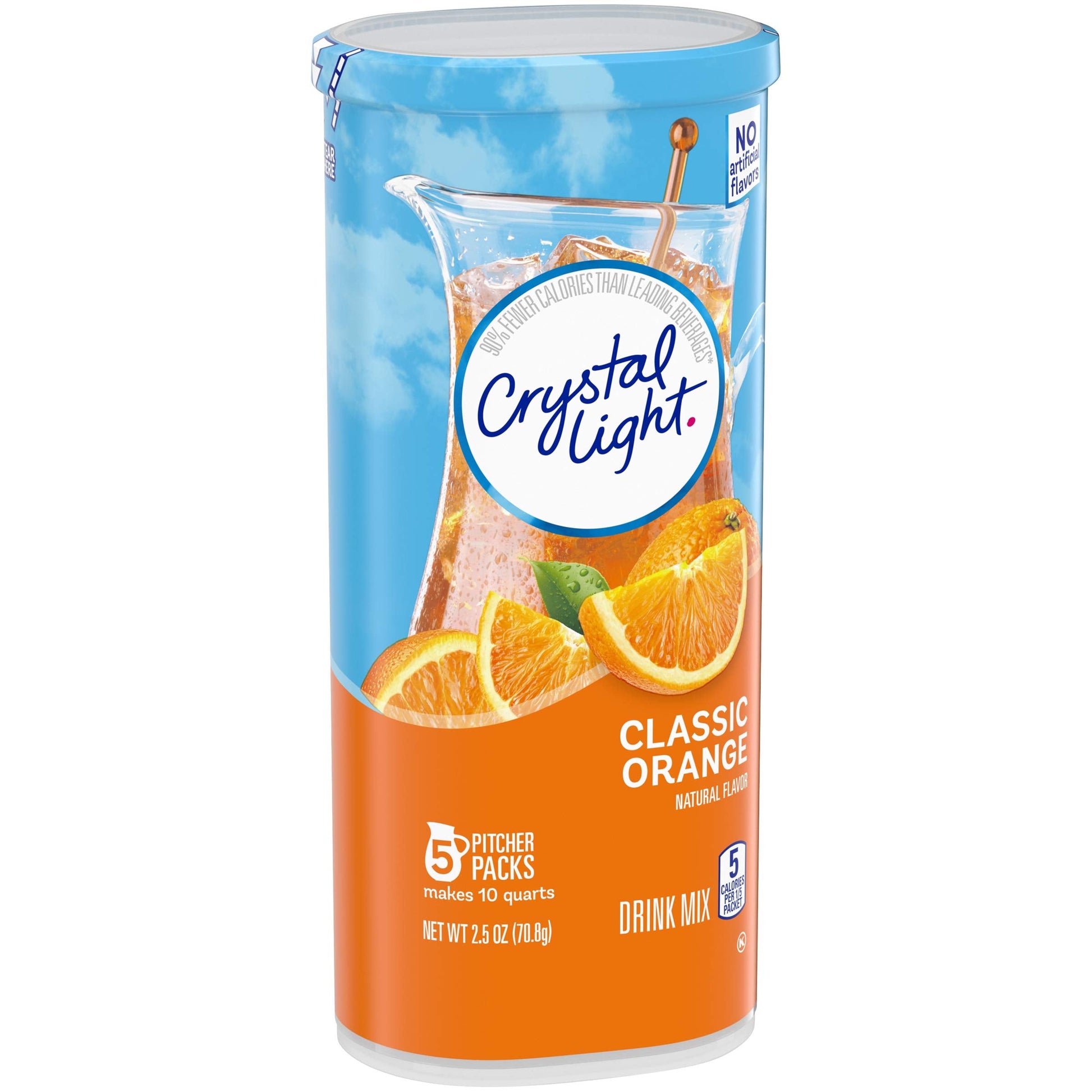 Product image of Crystal Light Classic Orange Drink Mix 5 Pitcher Packets