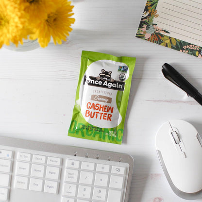 Product image of Once Again Organic Creamy Cashew Butter Squeeze Packs Unsweetened USDA Organic Gluten Free Vegan Kosher
