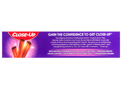 Product image of Close-Up Cinnamon Anticavity Fluoride Toothpaste 6 oz 6 oz Pack of 4