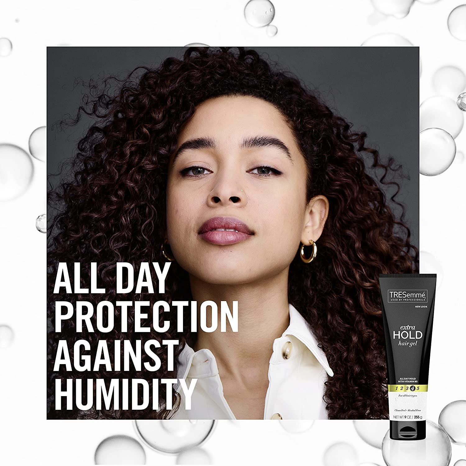 Product image of TRESemme Hair Gel Extra Hold Vitamin B Volumizing Frizz Control Protects from Heat Styling Tools 9 oz 9 oz