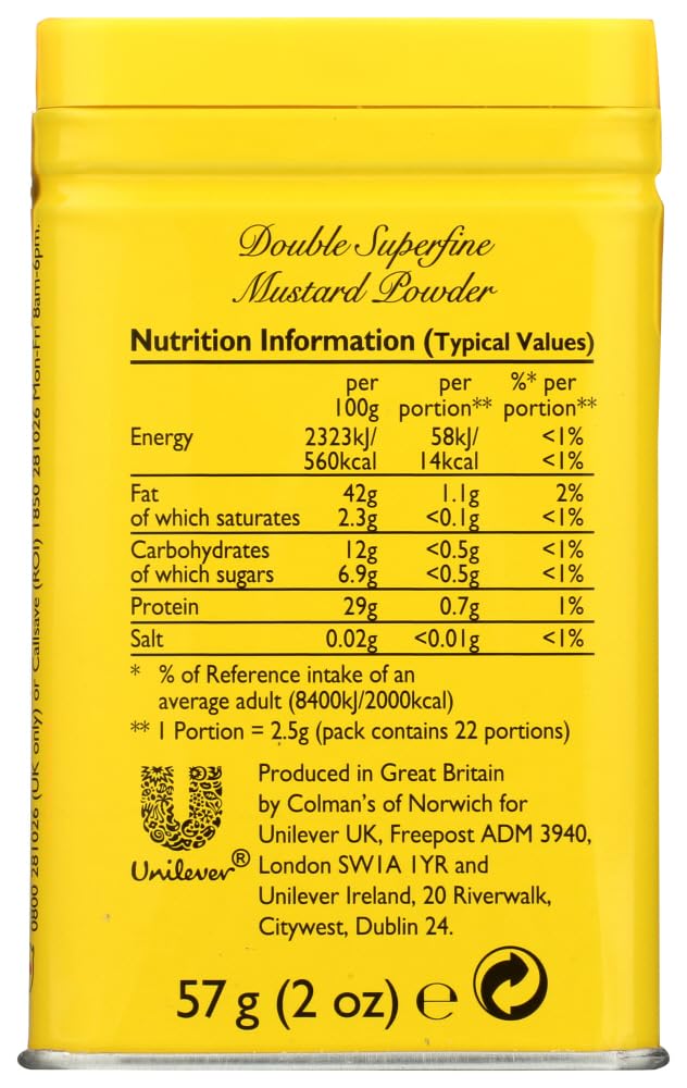 Product image of Colman's Dry Mustard 2 oz 2 oz Pack of 2