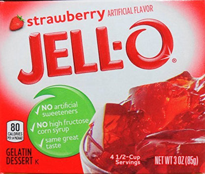 Product image of Jell-O Gelatin Dessert Strawberry Flavor 3-oz Boxes Pack of 3