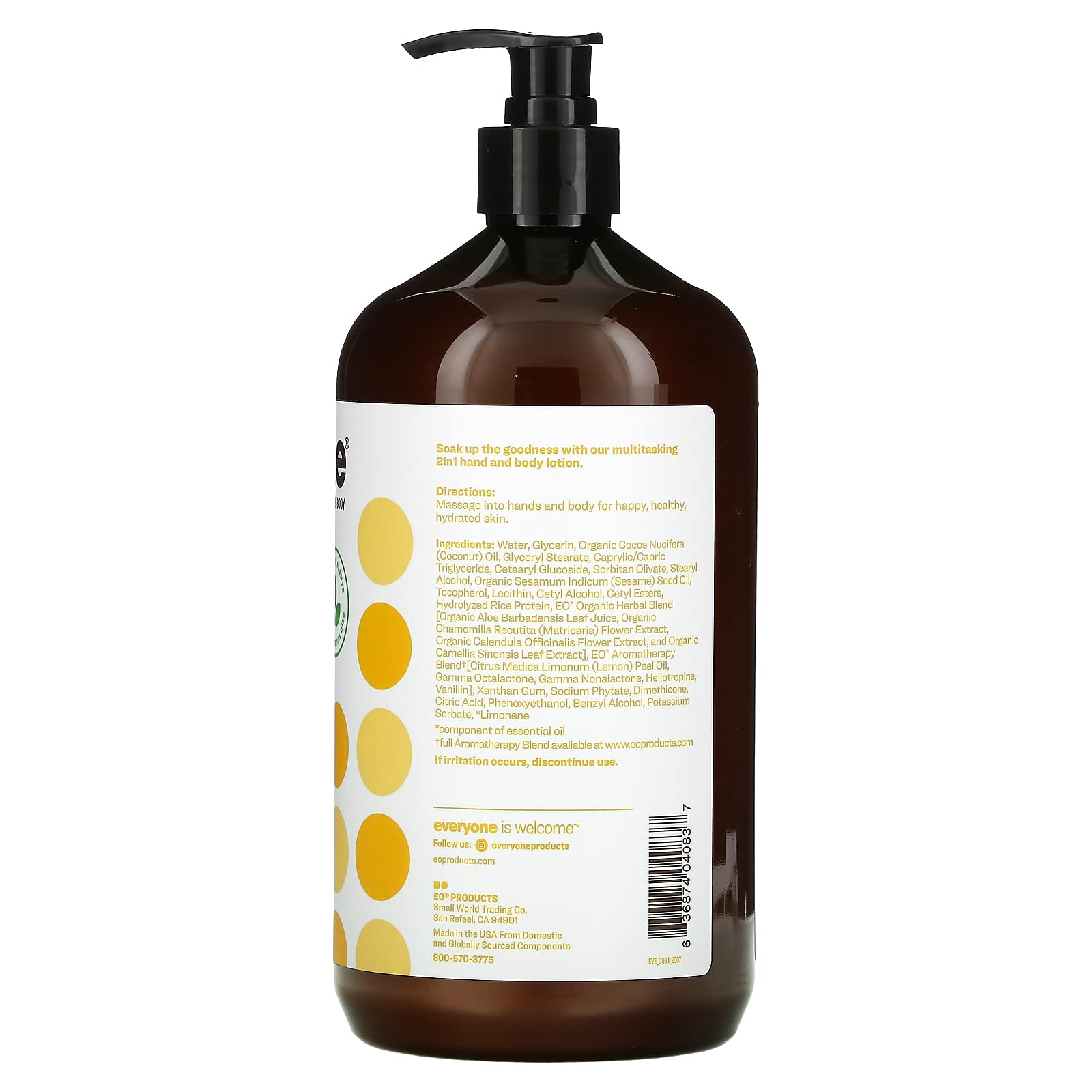 Product image of EO Everyone Lotion Coconut + Lemon Body Moisturizer 32 fl oz 32 fl oz Pack of 2