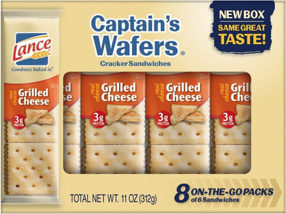 Product image of Lance Captains Wafers Crackers Grilled Cheese 11 oz 8 ct 11 oz Pack of 3