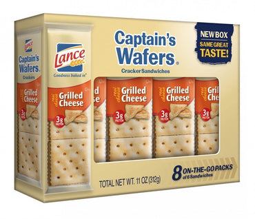 Product image of Lance Captains Wafers Crackers Grilled Cheese 11 oz 8 ct 11 oz Pack of 3