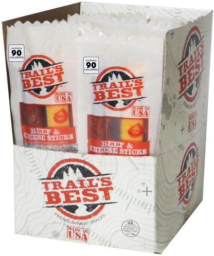 Product image of Trail's Best Beef and Cheese Jerky Packs Each 1 oz 1 oz Pack of 20