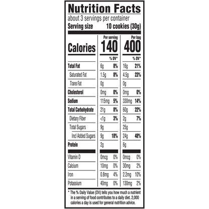 Product image of Nutter Butter Bites Peanut Butter Sandwich Cookies Big Bag 3 oz 3 oz