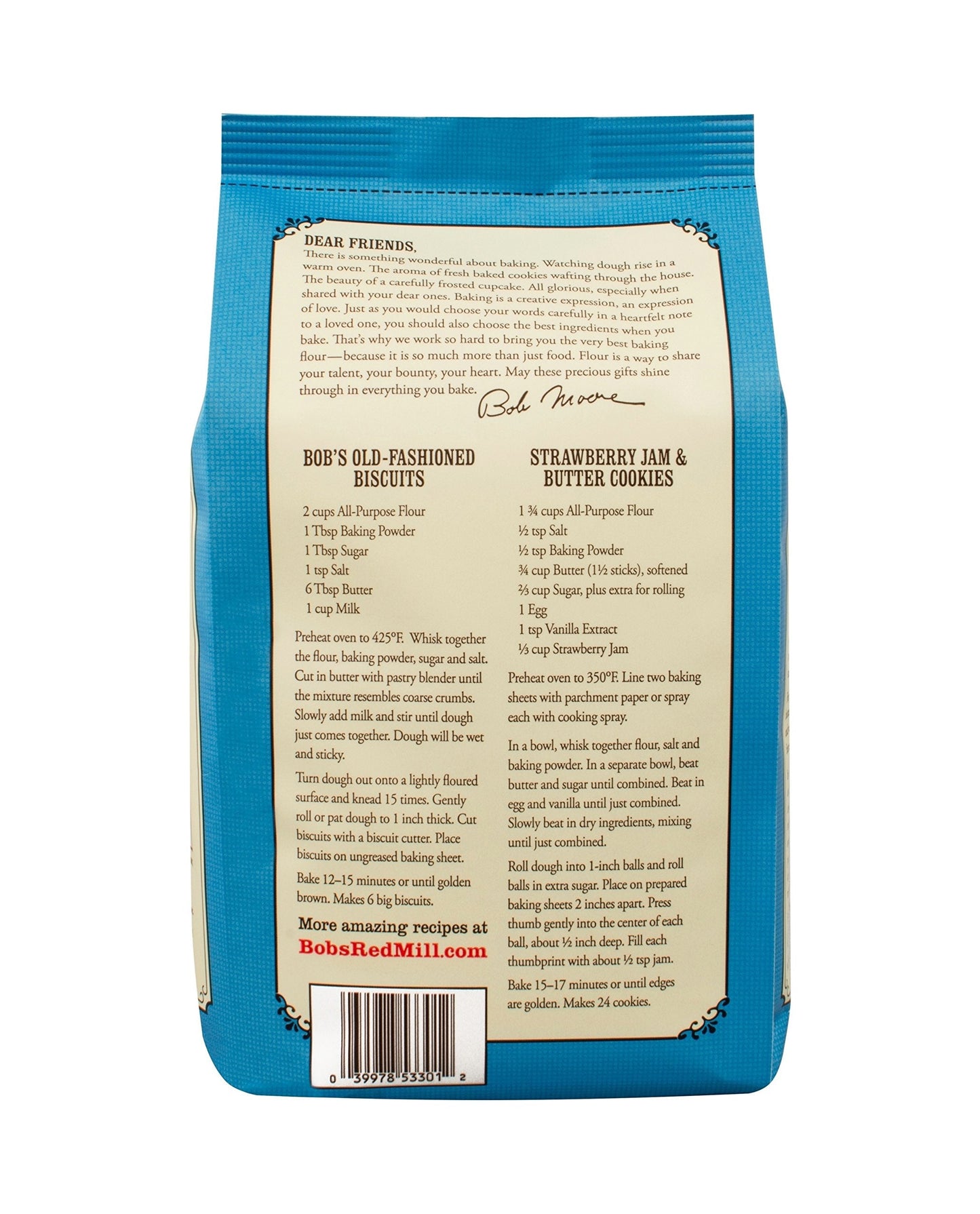 Product image of Bob's Red Mill Unbleached White All-Purpose Baking Flour 5 lbs