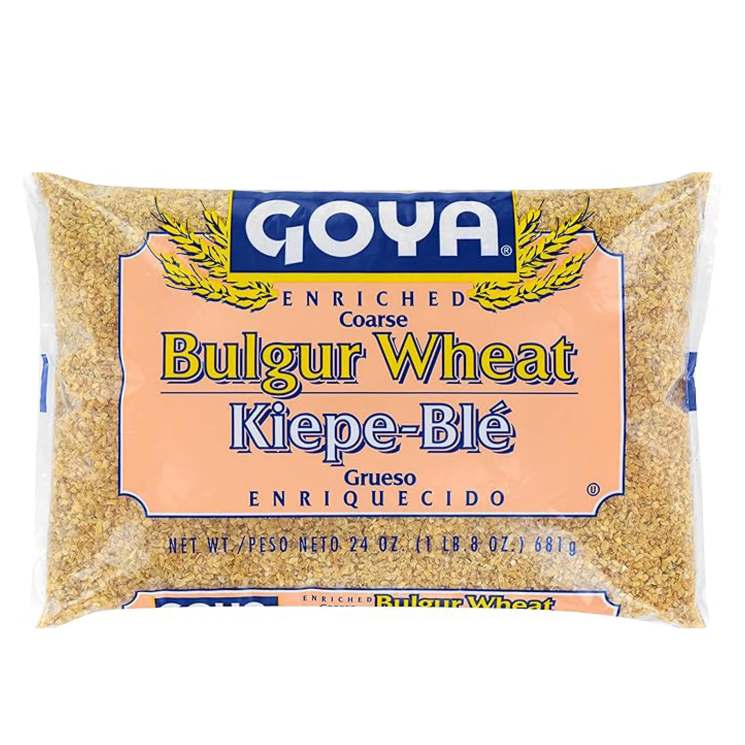 Product image of Goya Coarse Bulgur Wheat Nutritious Wheat for Tabouleh Salads Soups and Pilafs Bag 24 oz 24 oz