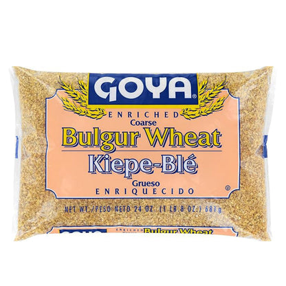 Product image of Goya Coarse Bulgur Wheat Nutritious Wheat for Tabouleh Salads Soups and Pilafs Bag 24 oz 24 oz