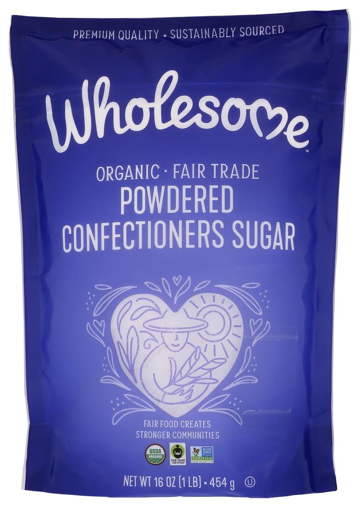 Product image of Wholesome Organic Powdered Confectioners Sugar 1 lb Pack of 2