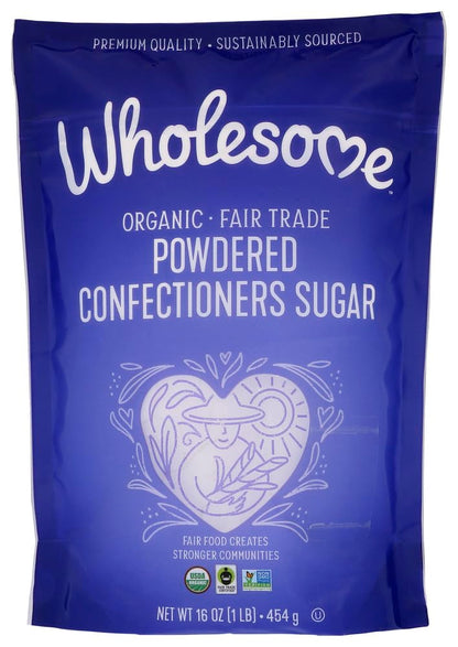 Product image of Wholesome Organic Powdered Confectioners Sugar 1 lb Pack of 2