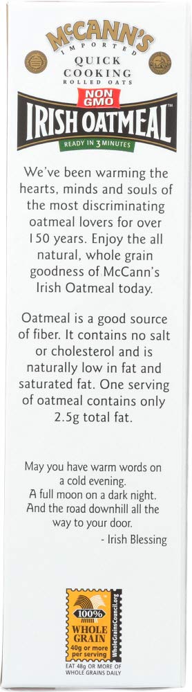 Product image of McCann's Irish Oatmeal Quick Cooking Irish Oatmeal Pack of 2